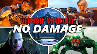 SPIDER-MAN REMASTERED All Bosses (No Damage / Ultimate Difficulty) Spider Man Villains PS5 4K 60FPS
