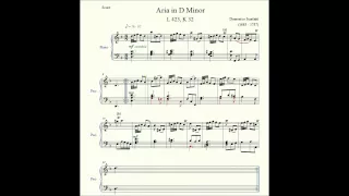 Aria in D Minor (L 423, K 32) - Domenico Scarlatti - Piano Repertoire 4