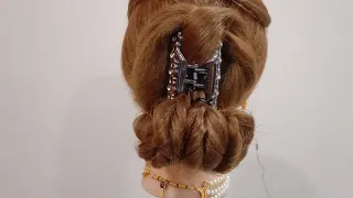 Trenditional Hairstyle  for  Medium Hair for Girls ll Bun Hairstyles for long Hair ll