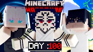 We Survived 100 Days as Gojo,Toji and Sukuna in Jujutsu Kaisen Minecraft!