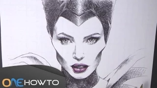 How to draw a Maleficient - Speed Drawing