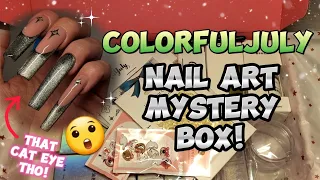 COLORFULJULY NAIL ART MYSTERY BOX! | MARCH SUB BOX