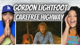LOVE HIS VIBE!| FIRST TIME HEARING Gordon Lightfoot - CareFree Highway REACTION