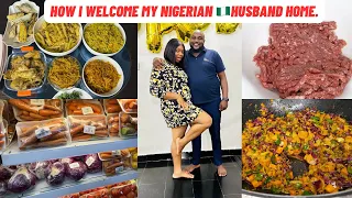 WIFE DIARIES| WELCOMING MY NIGERIAN🇳🇬HUSBAND HOME| HOW TO MAKE CREAMY PASTA.