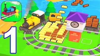 Rail Lands - Gameplay Walkthrough Part 1 Tutorial (Android,iOS)