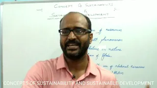 CONCEPTS OF SUSTAINABILITY AND SUSTAINABLE DEVELOPMENT