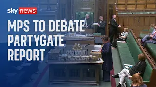 Partygate: MPs to debate privileges committee report