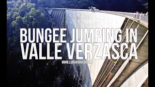 Bungee jumping in Valle Verzasca dalla diga del film "Agente 007 - GoldenEye"