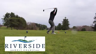 Battling the elements and the 4 Hybrid | Riverside Golf Course North Course