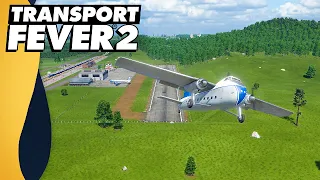 Finally using CARGO PLANES! | Transport Fever 2 (Part 26)