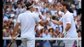 Federer-Norrie . 3rd round Wimbledon 2021.