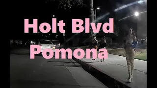 Driving Holt Blvd Pomona Girls Walk The Blade 4K - Part IV