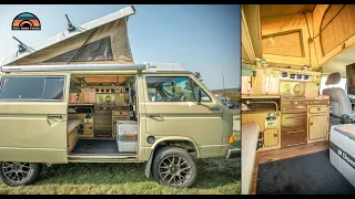 Renovated 1980 Westy Camper Van Tour - Vintage Tiny House Rebuild