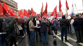 Полковник Михаил Шендаков посетил митинг КПРФ 17 августа на Сахарова в Москве