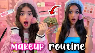 COPYING MY 16 YEAR OLD SISTER’ S MAKEUP ROUTINE! GONE WRONG***