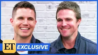 Stephen Amell and Robbie Amell Interview Each Other About Code 8, Being Cousins & More!