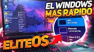 El Windows Mas RAPIDO / Windows Lite 2021 / Review de EliteOS 10 Pro