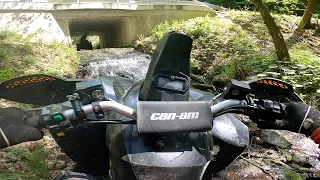 ATV TRIAL RIDE 🚀 in STONE CREEK/HILL CLIMB on a Can am Outlander max 650xt/Can am Renegade 800R