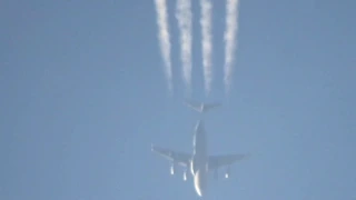 IAF C17 GLOBEMASTER Beautiful Contrails !!