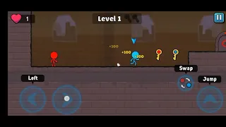 Red and Blue Stickman 2 | Level #1