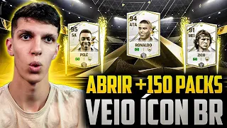 ELE VEIO🇧🇷🔥 FIZ O MAIOR PACK OPEN DO FC MOBILE 24 E TIREI O MELHOR😱 ABSURDO!!!