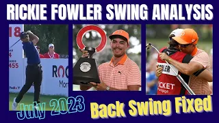 Rickie Fowler  - Back Swing Fixed ( July 2023 Analysis )