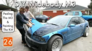 DIY Widebody M3: Painting the kit!