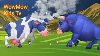 Animals fighting video with cow,elephant,sheep,tiger,mammoth,e.t.c