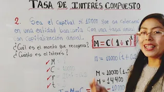 Cómo aprender tasa de interés compuesto con ejercicios sencillos paso a paso