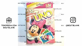 kartu UNO mainan anak disney mickey minnie mouse card game - bout.blank