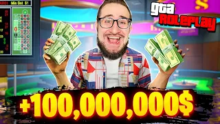 ВЫИГРАЛ 100.000.000$ ДВУМЯ СТАВКАМИ!!! ТЕПЕРЬ Я ТОП 1 FORBES! (GTA 5 RP)
