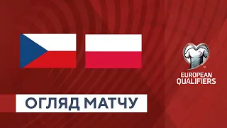 Чехія — Польща. Кваліфікаційний раунд. Євро-2024. Огляд матчу. 24.03.2023. Футбол