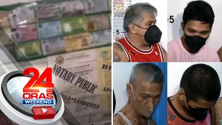 4 na suspek sa pag-aalok at paggawa ng mga pekeng ID at dokumento, arestado | 24 Oras Weekend