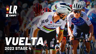 Alaphilippe Hangs Remco Evenepoel Out To Dry | Vuelta a España Stage 4 2022 | Lanterne Rouge x Zwift