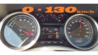 508 Hybrid4 200CV   _ 0-130 km/h _