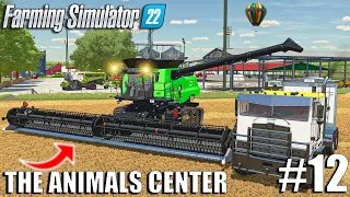 Cutting RYE with the NEW REAPER 800 | Animals Center #12 | Farming Simulator 22