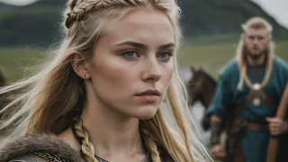 AI creates a beautiful viking girl from the 10th century