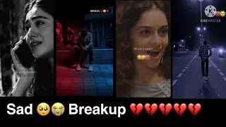 Breakup 💔 Tik tok videos | New Trending Instagram Reels Videos | Sad tiktok video |#6