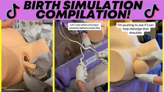 TikTok compilation: *BIRTH* simulations!  |  Dr. Jennifer Lincoln