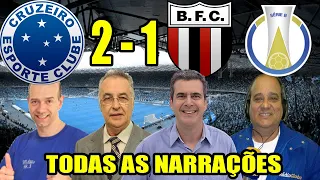 Todas as narrações - Cruzeiro 2 x 1 Botafogo-SP | Brasileirão Série B 2020