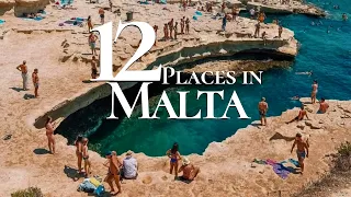 12 Most Beautiful Places to Visit in Malta 4K 🇲🇹 | Valletta | Marsaxlokk