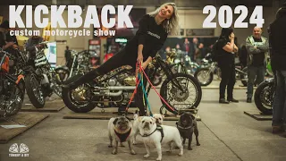 KICKBACK SHOW 2024 / UK Custom Motorcycle Show In 4K Part 1