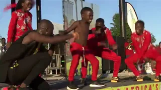 Triplets Ghetto kids & Eddy Kenzo First performance on Caribbean Connections TV Canada
