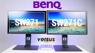 BenQ SW271 vs SW271C | 27" 4K Hardware Calibrated Photo & Pro Video Display Compare!