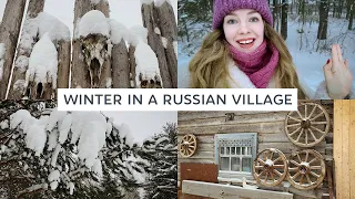 Russian Christmas in a remote Udmurt village ❄️ // winter vlog