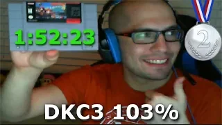 DKC3 103% PB In 1:52:23 (2ND PLACE!)