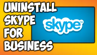 How to Uninstall Skype for Business completely from your PC.