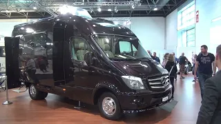 Custom small Mercedes motorhome with slide out