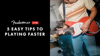 How to Play Faster in One Week | Learn Songs, Techniques & Tone | Fender Play LIVE | Fender