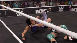 Sasha Banks Vs Bayley Vs Candice LeRae NXT UK Women's Championship (WWE 2K22 Universe)